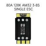 Original RuiQi Aocoda 80A 128K AM32 3-8S Single ESC Flight Control MPU6500 Remote Control Model Spare Made of Plastic